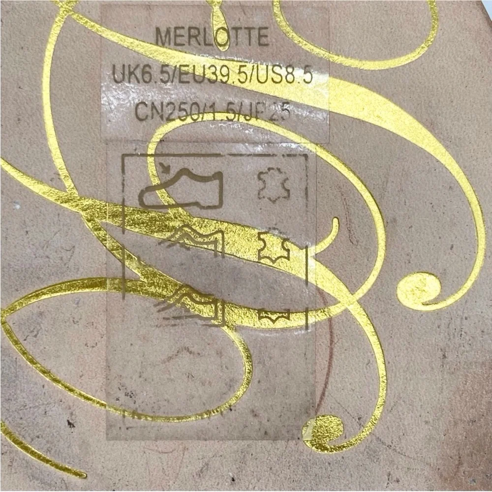 Ted Baker London Merlotte Platform Wedge Rose Gold Sandals Size 8.5 - Picture 9 of 12